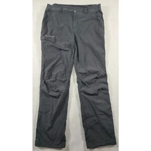 Vaude Outdoor Hiking Pants Womens Size XXL Dark Gray Pockets Lightweight Stretch